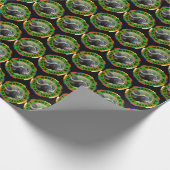 Ich ging zu Safari Buffalo Grass Geschenkpapier (Ecke)