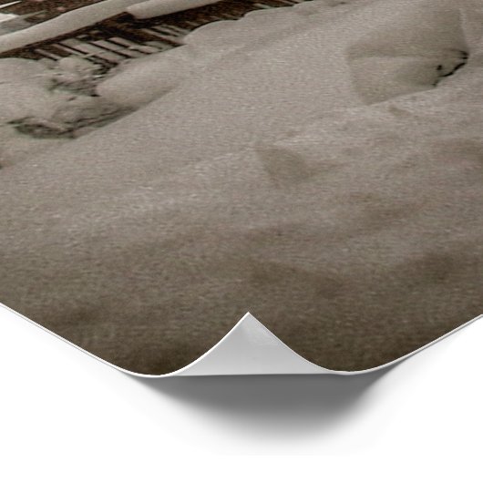 Ich ging zum Waldposter Poster (Ecke)