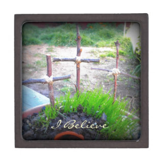 "Ich glaube" 3 Kreuzen Schachtel