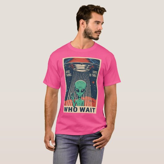 Ich glaube, Alien Invasion Ufo Ufo T-Shirt (Vorne ganz)