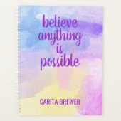 Ich glaube, alles ist möglich Personalisierter Pla Planer (Vorderseite)