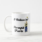 Ich glaube an armpit-Furzen Kaffeetasse (Links)