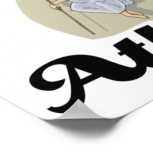 Ich glaube an Athen Poster (Ecke)