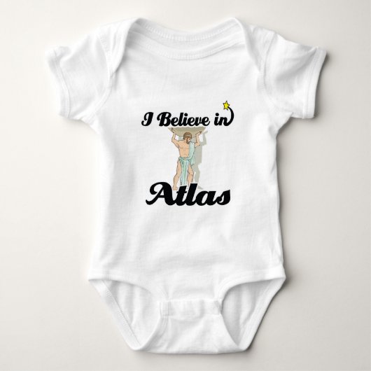 Ich glaube an Atlas Baby Strampler (Vorderseite)