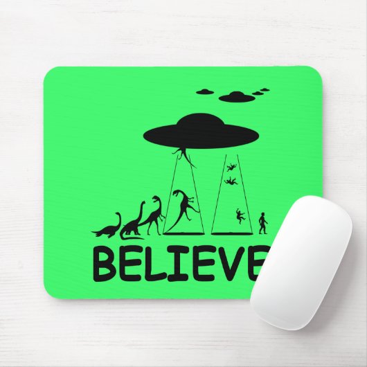 Ich glaube an Außerirdischen Mousepad (Mit Mouse)