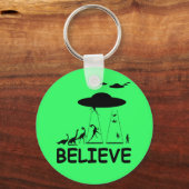 Ich glaube an Außerirdischen Schlüsselanhänger (Vorderseite)