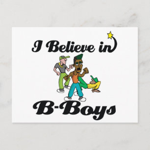 Ich glaube an B-Boys Postkarte