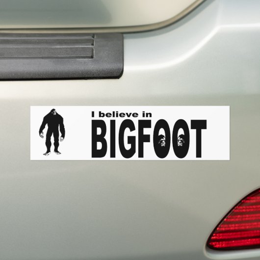 Ich glaube an BIGFOOT Autoaufkleber (Auf Auto)