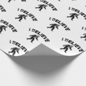 Ich glaube an Bigfoot Geschenkpapier (Ecke)