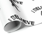 Ich glaube an Bigfoot Geschenkpapier (Rolleneckpunkt)