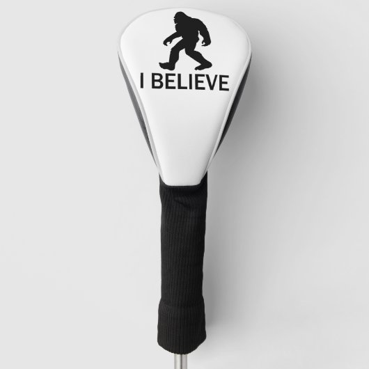 Ich glaube an Bigfoot Golf Headcover (Vorderseite)
