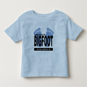 Ich glaube an Bigfoot Kleinkind T-shirt