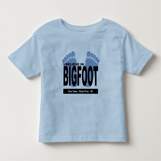Ich glaube an Bigfoot Kleinkind T-shirt (Vorderseite)