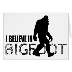 Ich glaube an Bigfoot lustiges Sasquatch