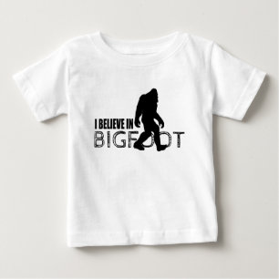 Ich glaube an Bigfoot lustiges Sasquatch Baby T-shirt