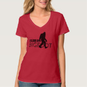 Ich glaube an Bigfoot lustiges Sasquatch T-Shirt (Vorderseite)