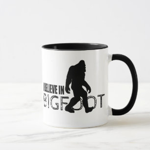 Ich glaube an Bigfoot lustiges Sasquatch Tasse