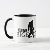 Ich glaube an Bigfoot lustiges Sasquatch Tasse (Links)