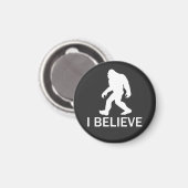 Ich glaube an Bigfoot Magnet (Vorderseite/Rückseite)