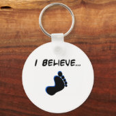 Ich glaube an Bigfoot Schlüsselanhänger (Vorderseite)