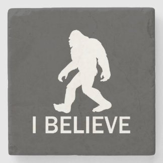 Ich glaube an Bigfoot Steinuntersetzer