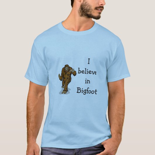 Ich glaube an Bigfoot-T - Shirt (Vorderseite)