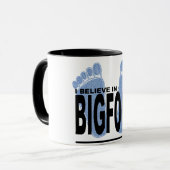 Ich glaube an Bigfoot Tasse (Vorderseite Links)