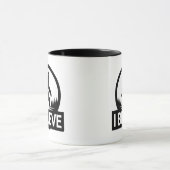 Ich glaube an Bigfoot Tasse (Zentrum)