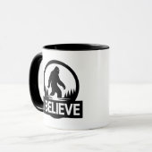 Ich glaube an Bigfoot Tasse (Vorderseite Links)