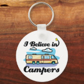 Ich glaube an Camper Schlüsselanhänger (Vorderseite)