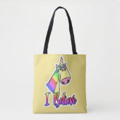 Ich glaube an Cartoon Unicorns Fun Art Design Tasche (Vorderseite)