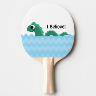 Ich glaube an Champ das Lake Champlain Monster Tischtennis Schläger