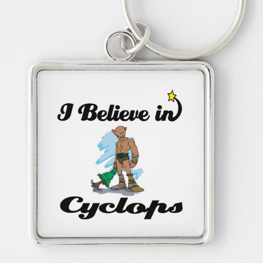 Ich glaube an Cyclops Schlüsselanhänger (Vorne)