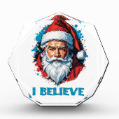 Ich glaube an das Design des Santa Claus Graffiti. Fotoblock (Vorderseite)