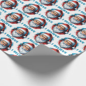 Ich glaube an das Design des Santa Claus Graffiti. Geschenkpapier (Ecke)