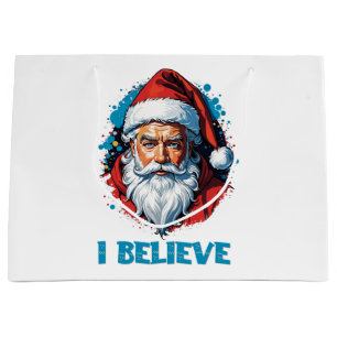 Ich glaube an das Design des Santa Claus Graffiti. Große Geschenktüte