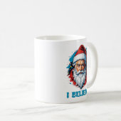 Ich glaube an das Design des Santa Claus Graffiti. Kaffeetasse (VorderseiteRechts)