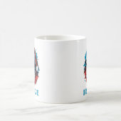 Ich glaube an das Design des Santa Claus Graffiti. Kaffeetasse (Mittel)