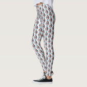 Ich glaube an das Design des Santa Claus Graffiti. Leggings (Links)