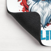 Ich glaube an das Design des Santa Claus Graffiti. Mousepad (Ecke)