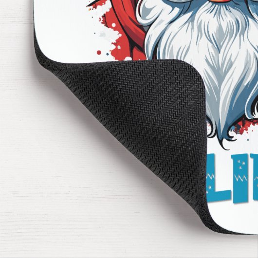 Ich glaube an das Design des Santa Claus Graffiti. Mousepad (Ecke)