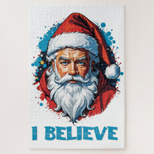 Ich glaube an das Design des Santa Claus Graffiti. Puzzle