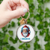 Ich glaube an das Design des Santa Claus Graffiti. Schlüsselanhänger (Hand)