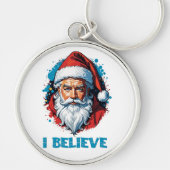 Ich glaube an das Design des Santa Claus Graffiti. Schlüsselanhänger (Vorne)