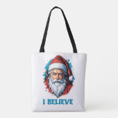 Ich glaube an das Design des Santa Claus Graffiti. Tasche (Rückseite)
