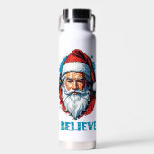 Ich glaube an das Design des Santa Claus Graffiti. Trinkflasche (Vorne)
