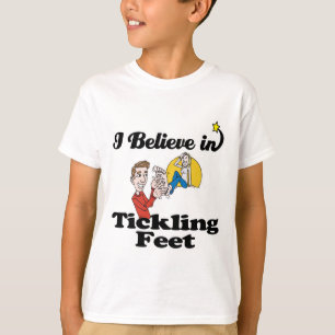 Ich glaube an das Kitzeln von Füßen T-Shirt