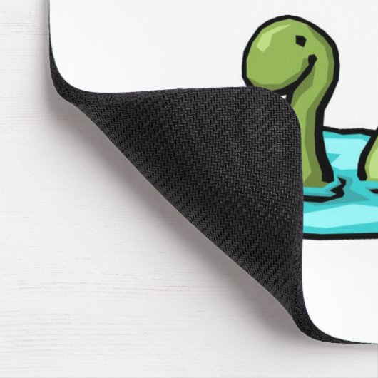 Ich glaube an das Loch- Nessmonster Mousepad (Ecke)