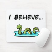 Ich glaube an das Loch- Nessmonster Mousepad (Mit Mouse)