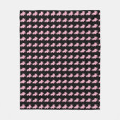 Ich glaube an das unsichtbare rosa Einhorn. Fleecedecke (Vorderseite)